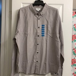 Beige Button Down Shirt